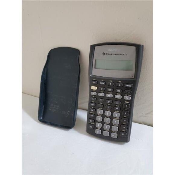 Texas Instruments BA 2 II PLUS Business Analyst Financial Calculator w Cover Use - Picture 2 of 4